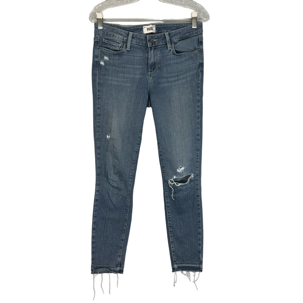 PAIGE Verdugo Ankle Distressed Jean